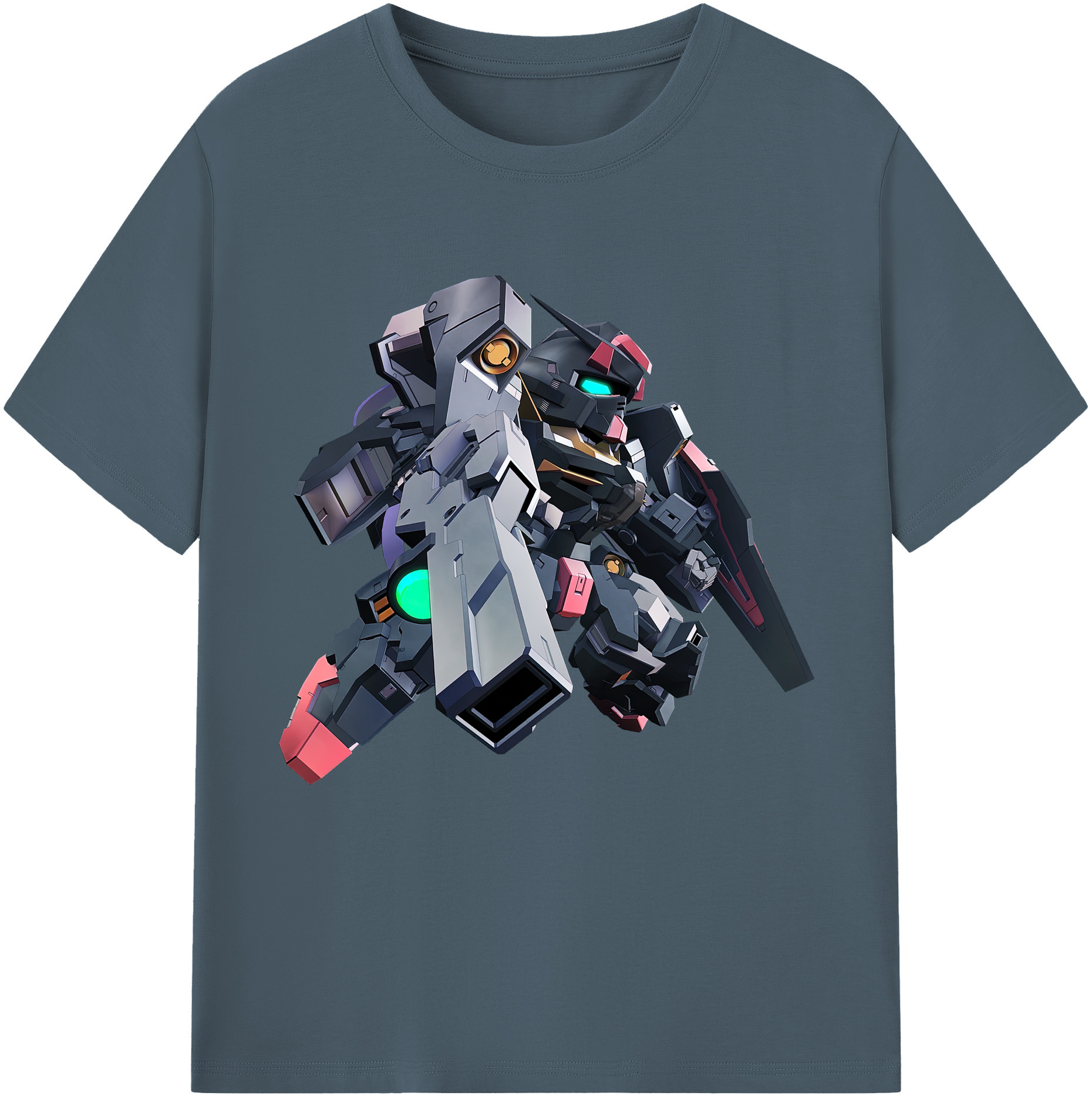 （画像用） 機動戦士ガンダム Mobile Suit Gundam 綿100％半袖Tシャツ（フロントプリント）